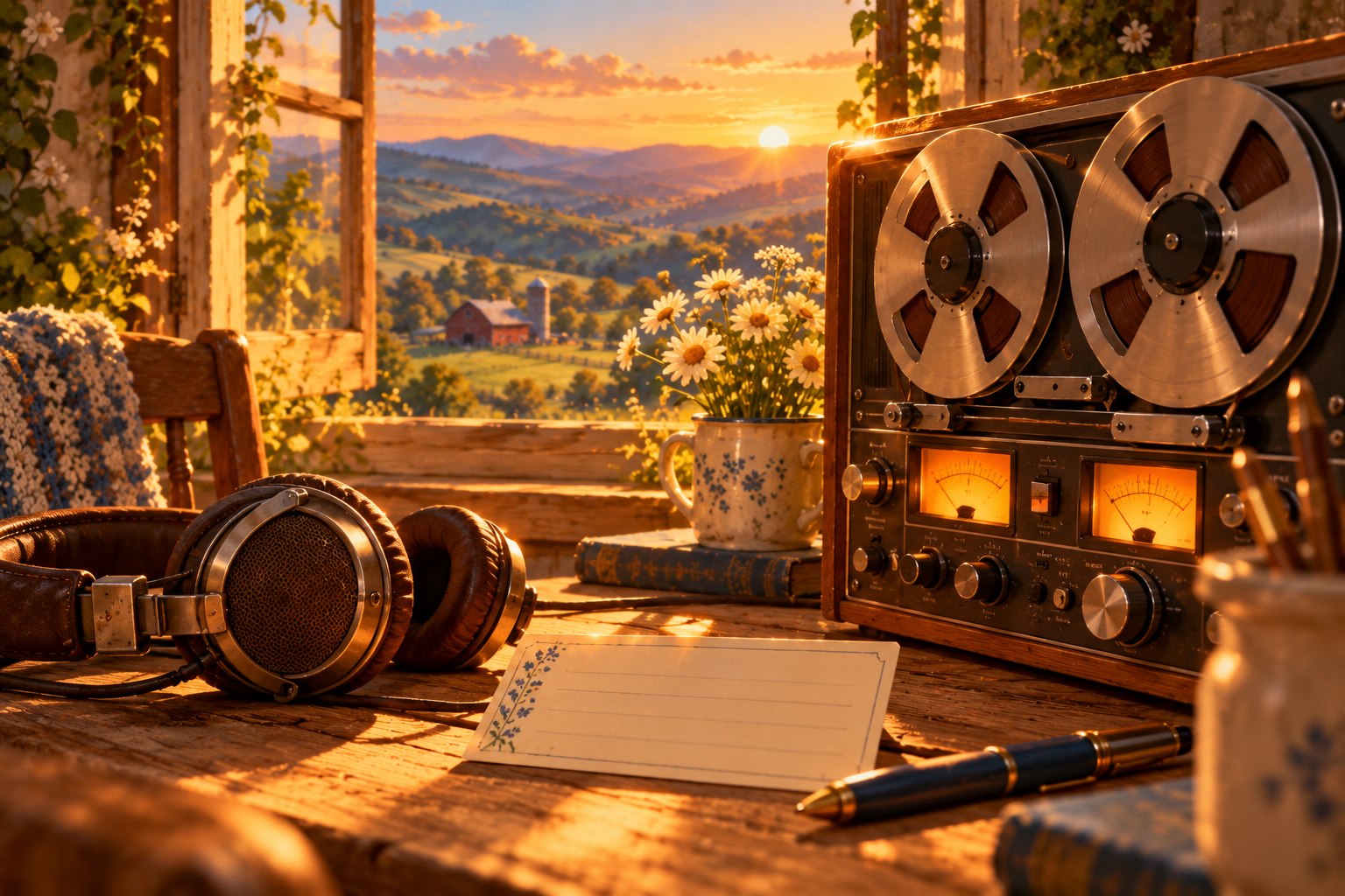 Next Sunday's song — original animation concept art
